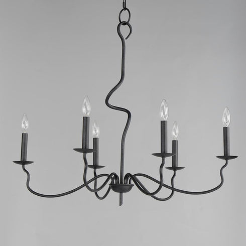 Maxim Padrona Chandelier in Black Oxide Finish Model: 27706BO
