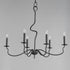 Maxim Padrona Chandelier in Black Oxide Finish Model: 27706BO