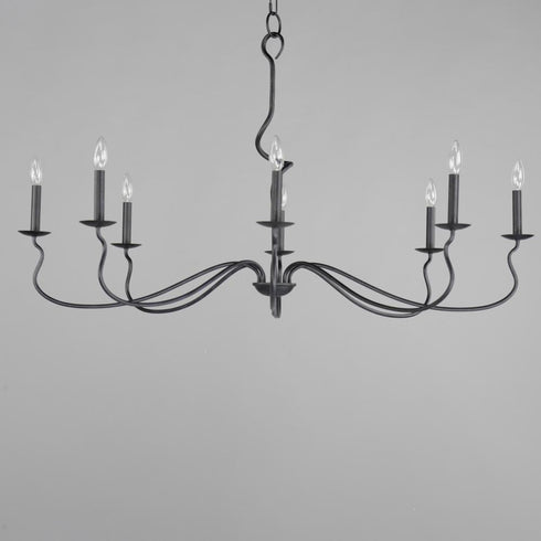 Maxim Padrona Chandelier in Black Oxide Finish Model: 27708BO