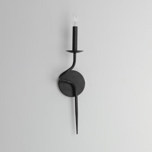 Maxim Padrona Wall Sconce in Black Oxide Finish Model: 27701BO