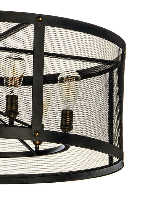Maxim Palladium Chandelier in Black Natural Aged Brass Finish Model: 20114BKNAB