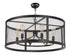 Maxim Palladium Chandelier in Black Natural Aged Brass Finish Model: 20114BKNAB