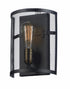 Maxim Palladium Wall Sconce in Black Natural Aged Brass Finish Model: 20112BKNAB
