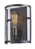 Maxim Palladium Wall Sconce in Black Natural Aged Brass Finish Model: 20112BKNAB