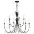 Maxim Paloma Chandelier in Anthracite Finish Model: 2889AR