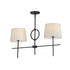 Maxim Paoli Linear Pendant in Charcoal Bronze Finish Model: 27722OFCHL