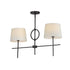 Maxim Paoli Linear Pendant in Charcoal Bronze Finish Model: 27722OFCHL