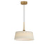 Maxim Paramount Single Pendant in Natural Aged Brass Finish Model: 10334OFNAB