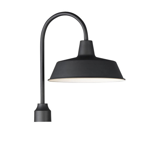 Maxim Pier M Outdoor Post Lantern in Black Finish Model: 35010BK