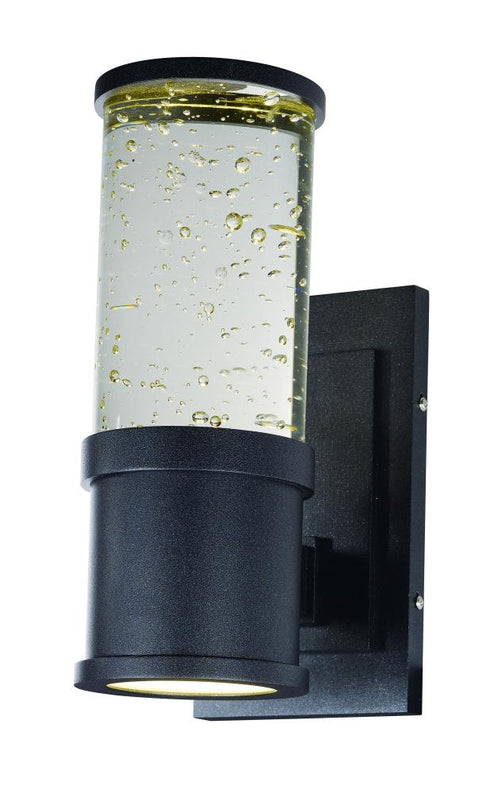 Maxim Pillar Outdoor Wall Mount in Galaxy Black Finish Model: 53685CLGBK