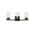 Maxim Pinn Bath Vanity in Black / Satin Brass Finish Model: 12403CLBKSBR