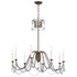 Maxim Plumette Chandelier in Chestnut Bronze Finish Model: 12168CHB/CRY