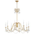 Maxim Plumette Chandelier in Chestnut Bronze Finish Model: 12168CHB/CRY