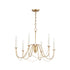 Maxim Plumette Chandelier in Gold Leaf Finish Model: 12166GL