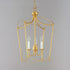 Maxim Plumette Multi Light Pendant in Gold Leaf Finish Model: 12163GL