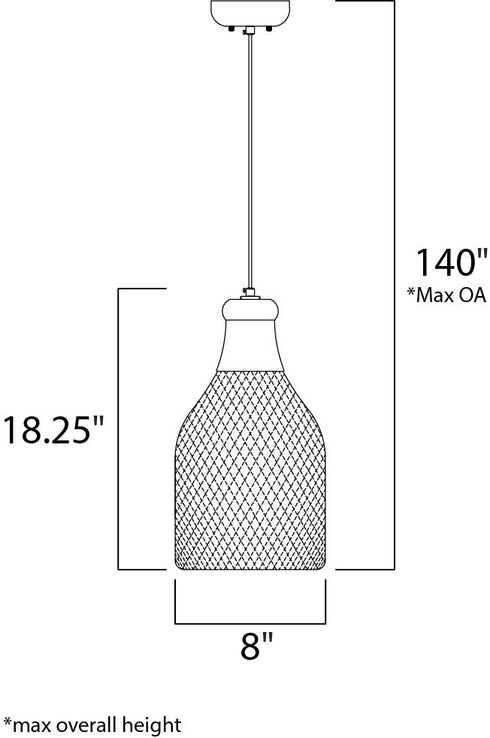 Maxim Plumette Multi Light Pendant in Gold Leaf Finish Model: 12163GL