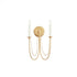 Maxim Plumette Wall Sconce in Gold Leaf Finish Model: 12161GL