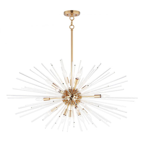 Maxim Polaris Multi Light Pendant in Satin Brass Finish Model: 28668CLSBR
