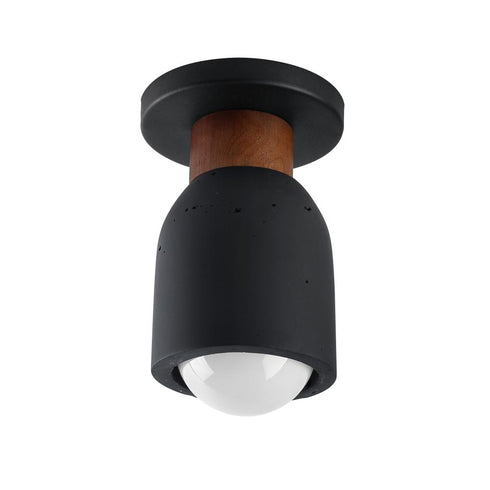 Maxim Pompeii Flush Mount in Lava Black Finish Model: 10629LVBK