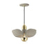 Maxim Poppy Single Pendant in Silver Gold / Satin Brass Finish Model: 11391SGSBR