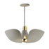 Maxim Poppy Single Pendant in Silver Gold / Satin Brass Finish Model: 11392SGSBR