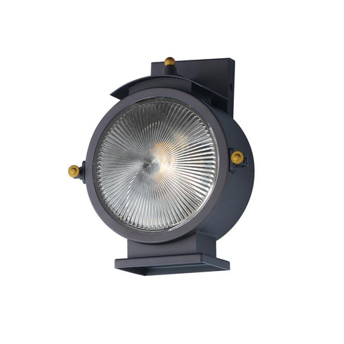 Maxim Portside Outdoor Wall Mount in Oil Rubbed Bronze / Antique Brass Finish Model: 10181OIAB