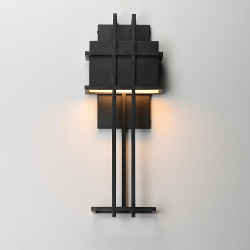 Maxim Prairie Wall Sconce in Black Finish Model: 30776BK
