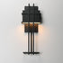 Maxim Prairie Wall Sconce in Black Finish Model: 30776BK