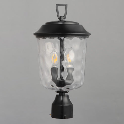 Maxim Prescott Outdoor Post Lantern in Dark Bronze Finish Model: 34219WGDBZ