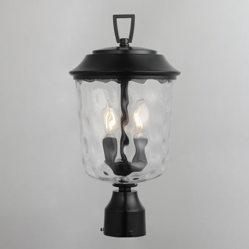 Maxim Prescott Outdoor Post Lantern in Dark Bronze Finish Model: 34219WGDBZ