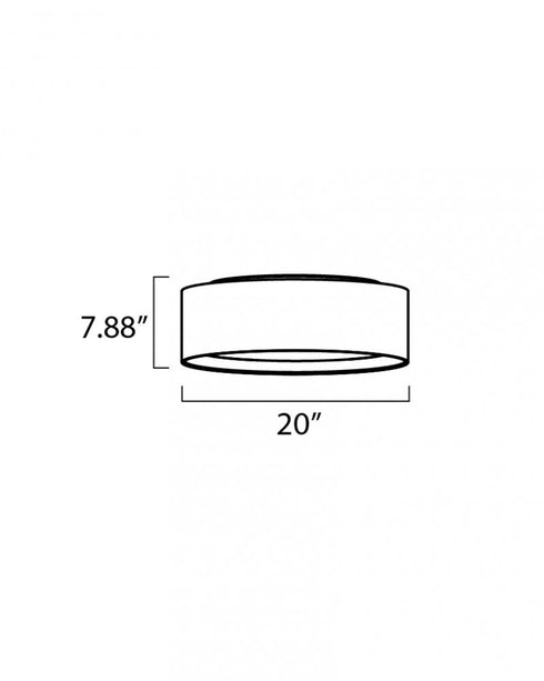 Maxim Prime Flush Mount Model: 60232WL