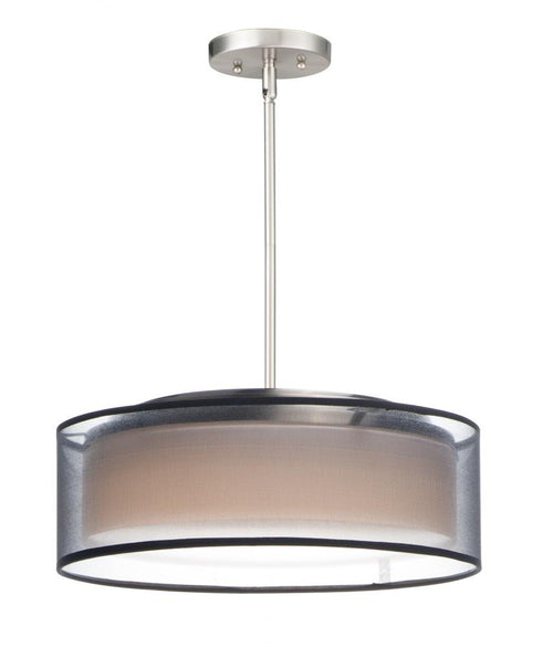 Maxim Prime Single Pendant in Satin Nickel Finish Model: 10224BOSN