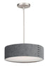 Maxim Prime Single Pendant in Satin Nickel Finish Model: 10224GYSN