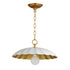 Maxim Primrose Single Pendant in Black / Gold Leaf Finish Model: 18055BKGL
