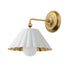 Maxim Primrose Wall Sconce in Black / Gold Leaf Finish Model: 18051BKGL