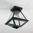 Maxim Prism Flush Mount in Black Finish Model: 30560CLBK