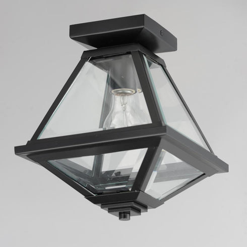 Maxim Prism Flush Mount in Black Finish Model: 30560CLBK