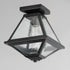 Maxim Prism Flush Mount in Black Finish Model: 30560CLBK