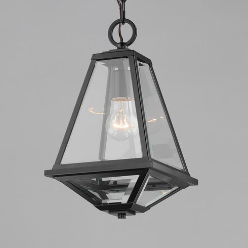Maxim Prism Outdoor Pendant in Black Finish Model: 30569CLBK