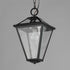 Maxim Prism Outdoor Pendant in Black Finish Model: 30569CLBK