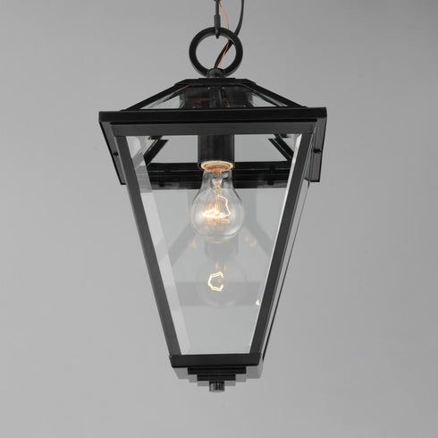 Maxim Prism Outdoor Pendant in Black Finish Model: 30569CLBK