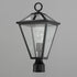 Maxim Prism Outdoor Post Lantern in Black Finish Model: 30568CLBK