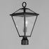 Maxim Prism Outdoor Post Lantern in Black Finish Model: 30568CLBK