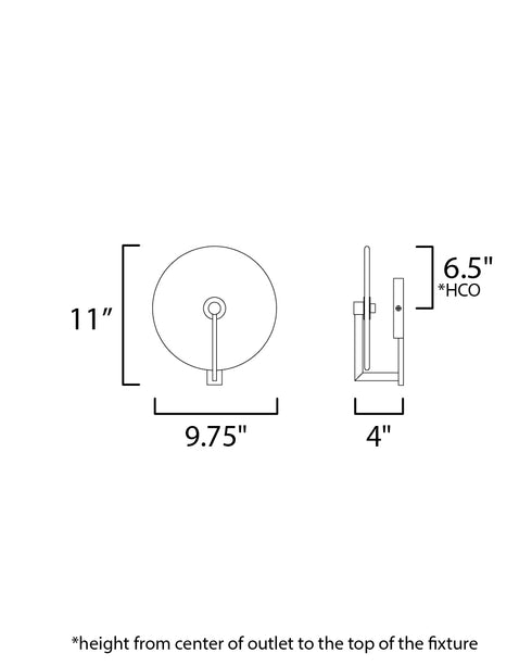 Maxim Quarry Wall Sconce in Natural Aged Brass Finish Model: 18201WANAB