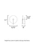 Maxim Quarry Wall Sconce in Natural Aged Brass Finish Model: 18201WANAB