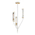 Maxim Regent Multi Light Pendant in Black / Antique Brass Finish Model: 16173CLBKAB