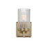 Maxim Rigata Wall Sconce in Black Finish Model: 21371CRBK
