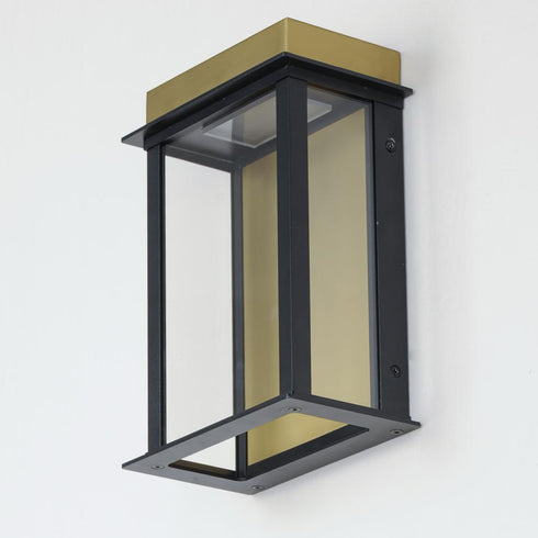 Maxim Rincon Outdoor Wall Mount in Black / Gold Finish Model: 50752BKGLD