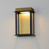 Maxim Rincon Outdoor Wall Mount in Black / Gold Finish Model: 50752BKGLD