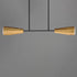 Maxim Rizzo Linear Pendant in Black Antique Brass Finish Model: 10816SWBKAB